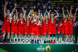 2017 FIBA Women's Asia Cup Champions , Team Japan