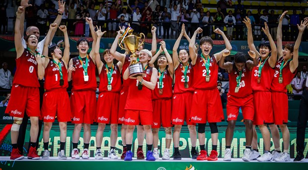 2017 FIBA Women's Asia Cup Champions , Team Japan